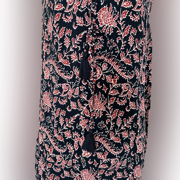 Beachlunchlounge Sleeveless Boho Dress Black with Paisley Design Size Small P - Picture 3 of 11